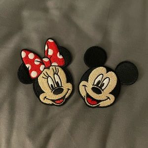 Stoney Clover Lane Mickey and Minnie head patches size small